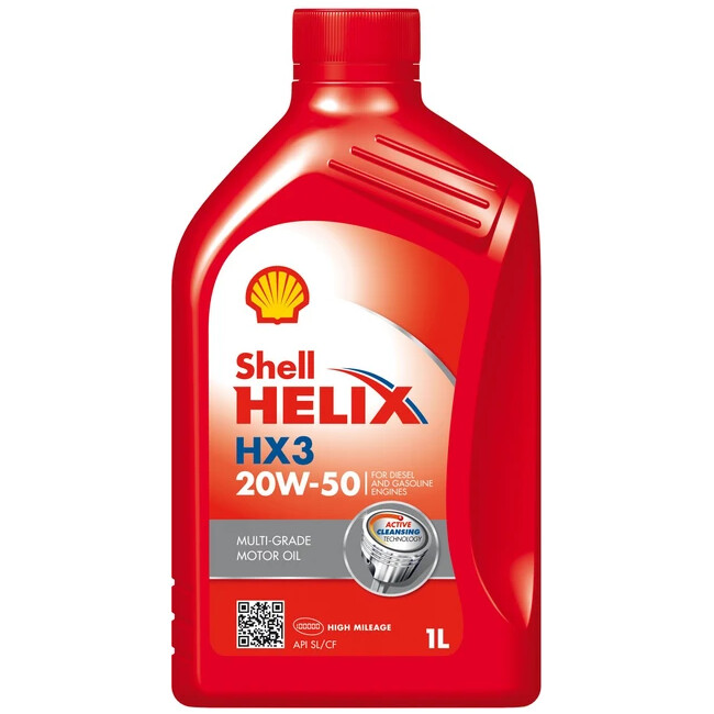 SHELL HELIX HX3 20W-50