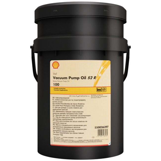 SHELL VACUUM PUMP OIL S2 R100